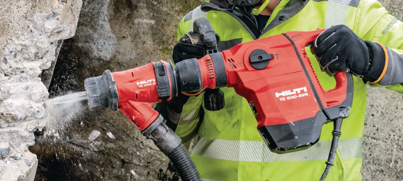 TE 500-AVR SDS-Max chipping hammer Versatile SDS Max (TE-Y) demolition hammer for light-duty chiseling in concrete and masonry, with Active Vibration Reduction (AVR) Applications 1