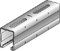 MQ-52 channel Galvanised 52 mm high MQ strut channel for medium-duty applications