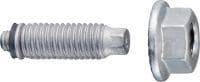 S-BT-MF HL threaded stud Threaded screw-in stud (multilayer coated carbon steel – corrosion protection comparable to HDG) for multi-purpose fastenings on steel in mildly corrosive environments