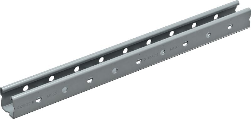 MT-50 OC C-Channel profile medium-duty C-Channel profile for use with MT-FL/MT-TL components in outdoor environments