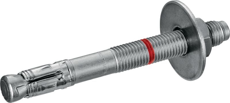 HST4-R BW Stainless steel wedge anchor Our highest performing wedge expansion anchor for bearing high static and seismic loads in indoor and outdoor cracked concrete (stainless steel, big washing machine)